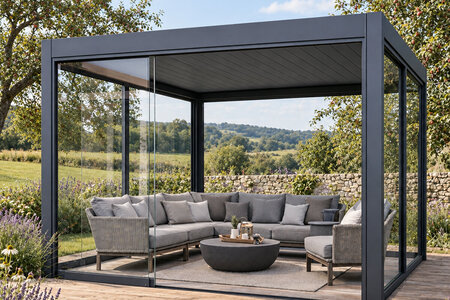 Sådan rengør og vedligeholder du en aluminiumpergola året rundt