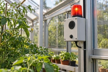 Temperaturalarmer i drivhuset, der giver mening
