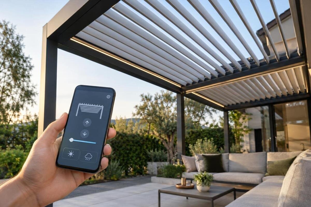 Smart home og pergola: Spørgsmål om kompatibilitet