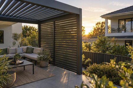 Pergola med privatliv: Sådan håndterer du indkig ovenfra