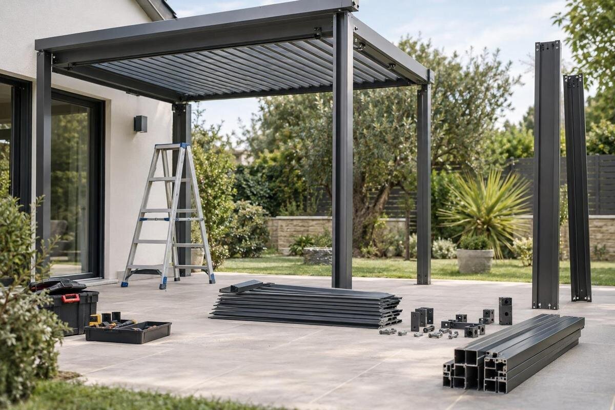 Kan en aluminiumpergola demonteres og genmonteres?