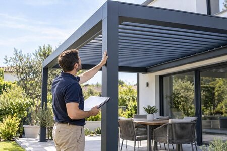 Tjek din pergola før den endelige aflevering