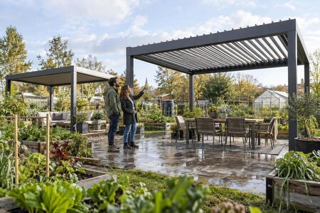 Køb af en bioklimatisk pergola: Sådan vurderer du det justerbare tag