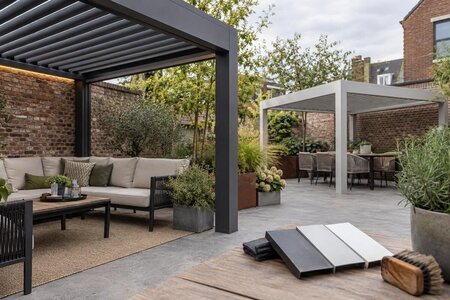 Køb af en pergola i aluminium: stellets overflade og vedligeholdelse