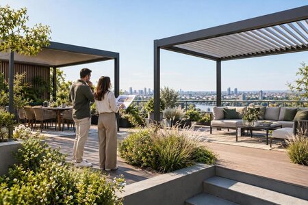 Køb af pergola til tagterrasse: Tjek forholdene først