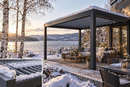 Købsguide: Sådan vælger du en pergola til snerige vintre