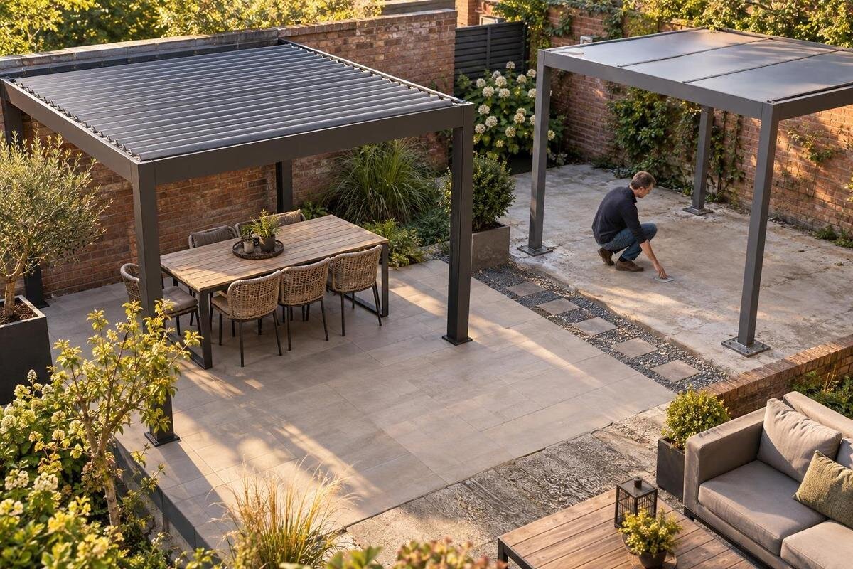 Køb af ny pergola: Kan det gamle fundament genbruges?