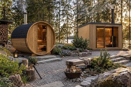 Guide til køb af en brændefyret sauna: ovn, skorsten og placering