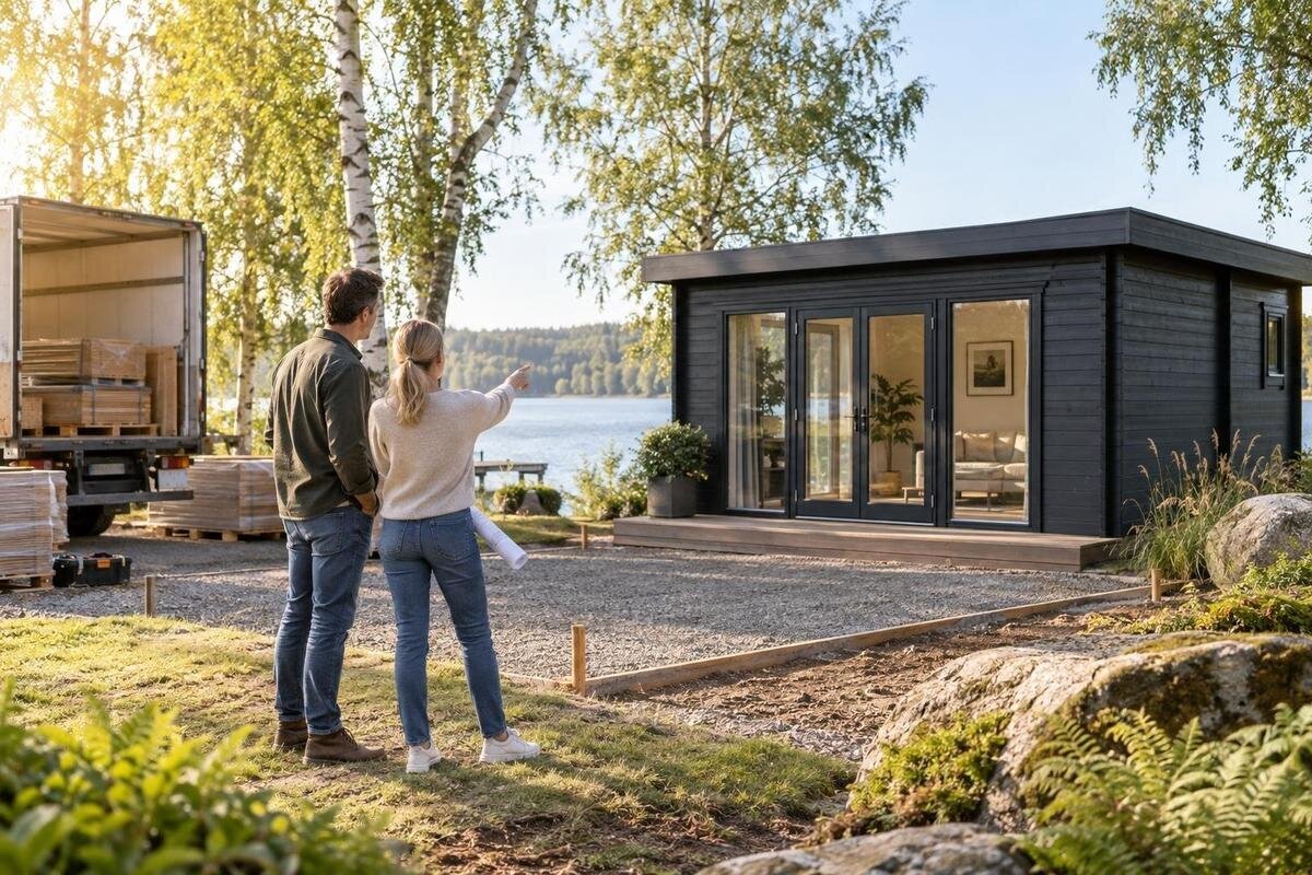 Leveringsdag for dit havehus: Sådan gør du grunden klar