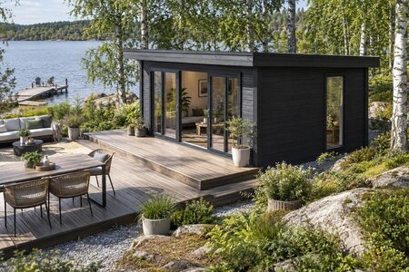 Sådan forbinder du dit havehus med en terrasse