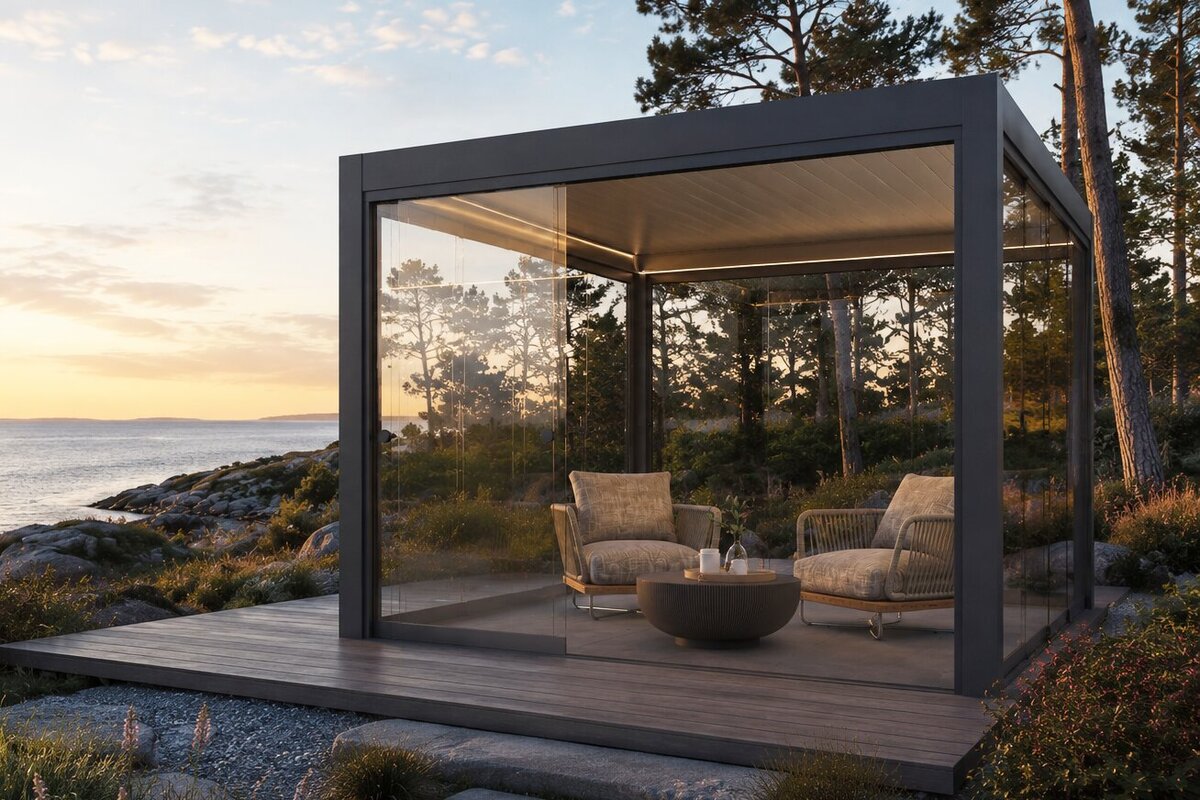 Moderne pergola i Danmark – 12 idéer til terrasse og have | Luxvinduer