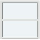 Med 1 vandret glasdelende sprosse
