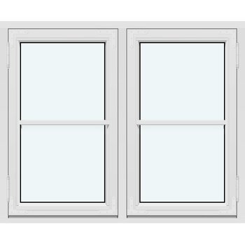 Historisk sidehængt vinduer (To rammer, udadgående åbning)