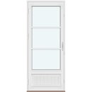 1 ramme med glas og 2 vandrette sprosser, panel