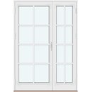 2 asymmetrisk rammer med 3 vandrette og 1 lodret sprosse