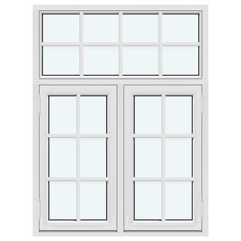 Historisk sidehængt Combi vinduer (Udadgående åbning)