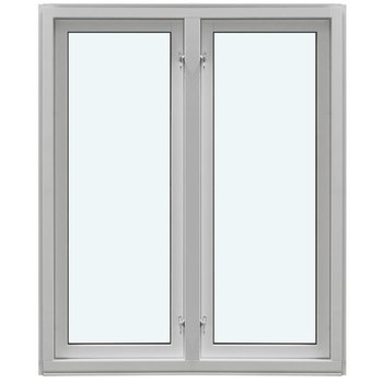 Sidestyret vinduer (To rammer, udadgående åbning)