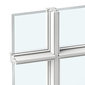 Glasdelende sprosse