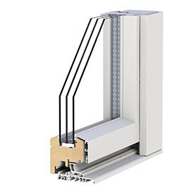 Fyrretræ + Aluminium